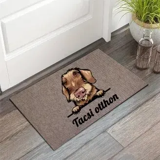 Lábtörlő - Szálkás szőrű tacskó otthon beltéri lábtörlő