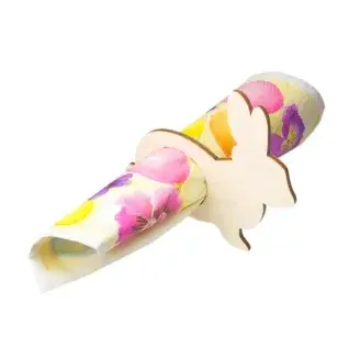 Fa húsvéti dísz - szalvétatartó