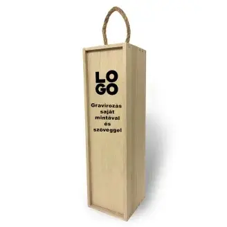 Fa bortartó doboz - Egyedi szöveggel