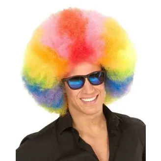 Afro paróka - színes