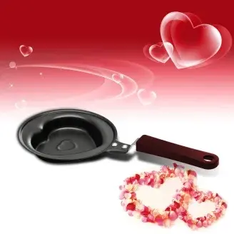 Szív tojássütő serpenyő