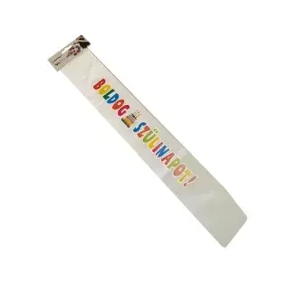 Boldog Szülinapot színes vállszalag