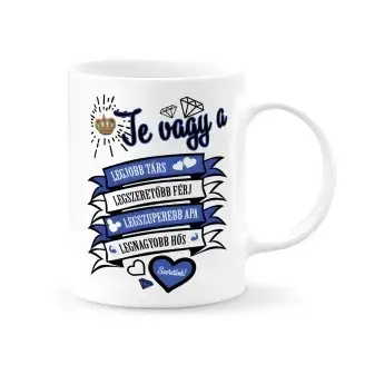 Bögre - Legjobb Apa, Férj, Társ