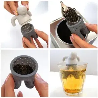 Teafilter - szilikon ember