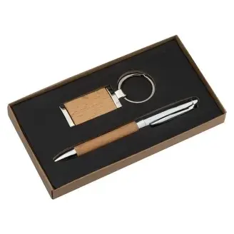 Toll szett díszdobozban, kulcstartóval, egyedi gravírozással