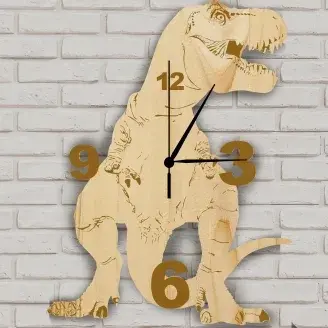 Fából falióra - T-REX