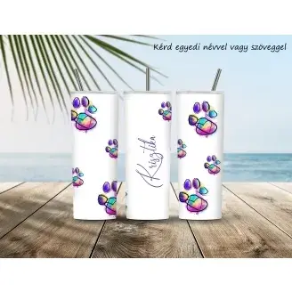 Úti termosz, Tumbler - Mancsnyomok