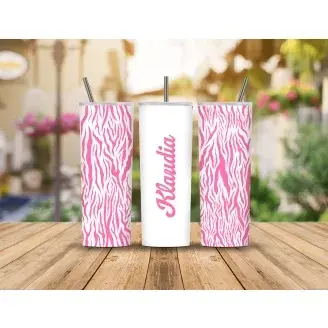 Úti termosz, Tumbler - Zebra