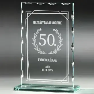 Üveg díj - Osztálytalálkozó