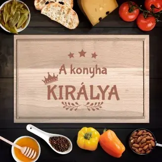 A konyha királya vágódeszka - nyeles