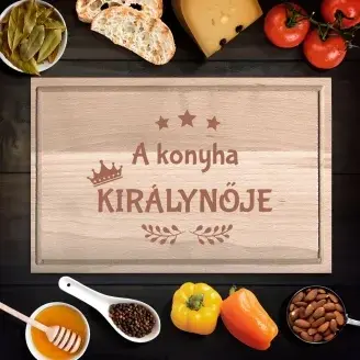 A konyha királynője vágódeszka - kicsi