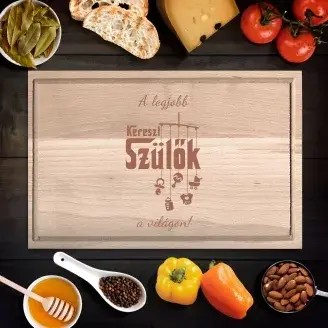 A legjobb keresztszülők a világon vágódeszka - kicsi