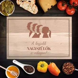 A legjobb Nagyszülők a világon vágódeszka - kicsi