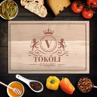 Család neves 3 vágódeszka - kicsi