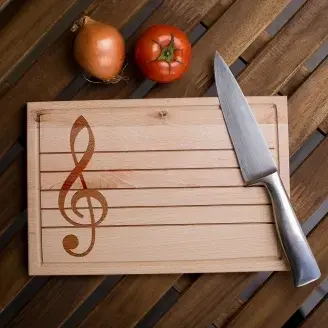 Egyedi vágódeszka zenészeknek - kicsi