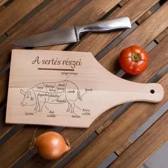 Vágódeszka sertés - nyeles