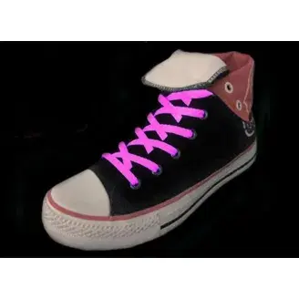 Világító cipőfűző (Rózsaszín/Pink)