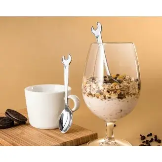 Fém kiskanál szerelőnek - 2db-os