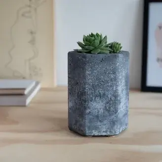 Vastag falú kaspó - "Épais" - fekete