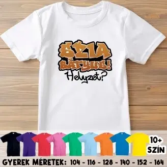 Gyerek póló - Szia bátyus helyzet