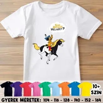 Gyerek póló - Yakari, szia bátyus helyzet pónilovon