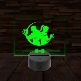 3D LED lámpa - Kondisoknak