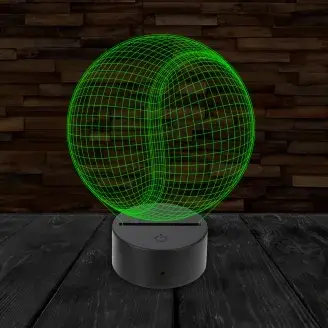 3D LED lámpa - Teniszlabda