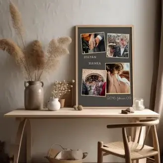 Fotó kollázs - Esküvő