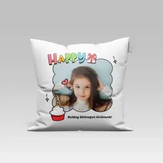 Párna - Boldog sütinapot! 