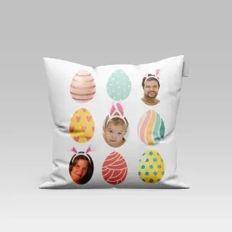 Párna - Nyuszis - egyedi szöveggel