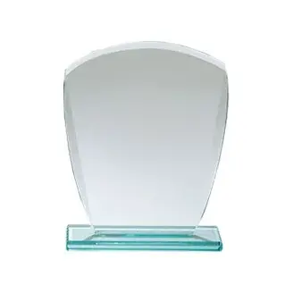 Üveg díj - Íves trófea 