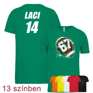 Rögbi six seven 67 gyerek sport póló