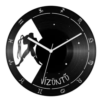 Vízöntő csillagjegyes bakelit óra