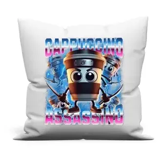 Cappucino Assassino Brainrot párna