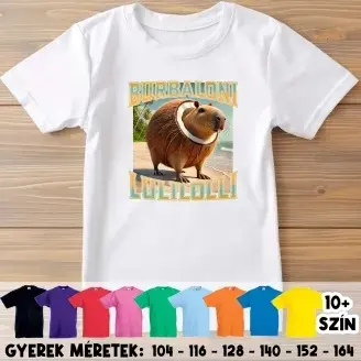 Capybara Burbaloni Lulilolli brainrot gyerek póló