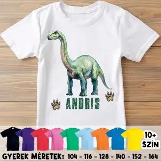 Dínó gyerek póló - Zitanosaurus