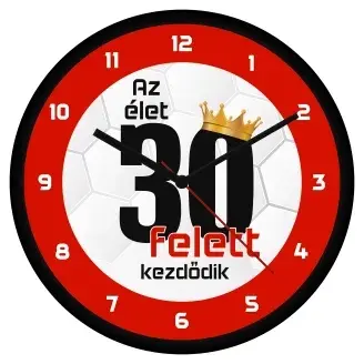 Születésnapi falióra - 30 felett