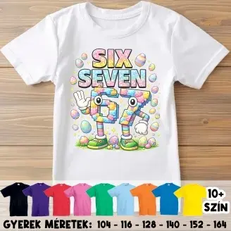 Húsvéti six seven 67 gyerek póló