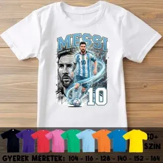 Messi - Argentína focista gyerek póló