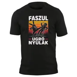Nyúl kontra rolleres felnőtt póló