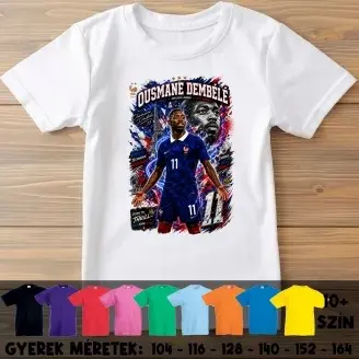 Ousmane Dembélé - Franciaország focista gyerek póló