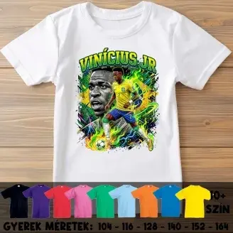 Vinícius Jr - Brazília focista gyerek póló