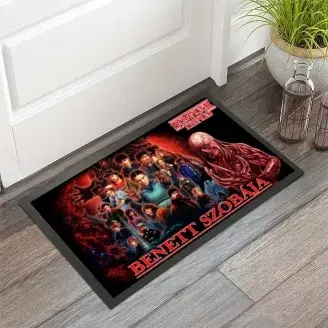 Stranger Things beltéri lábtörlő egyedi névvel
