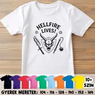Hellfire lives gyerek póló